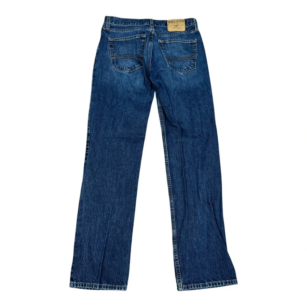 Hollister Button Fly Straight Leg Cotton Jeans Men's 30x32 (Fits 30x31 5/8)